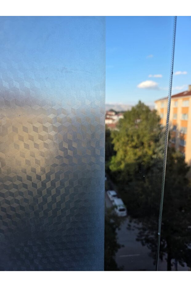 Decorative Transparent Glass Foil | Self Adhesive – Frosted Glass Look