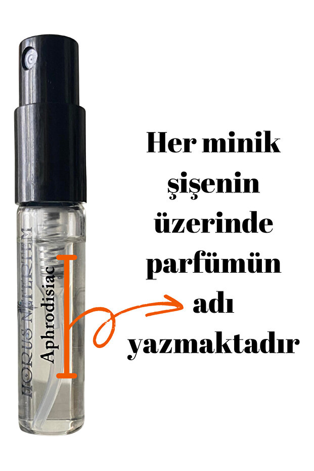 TEST SETi-05 - 6 Adet x 3ml Parfüm Test Seti Keşif Seti Deneme Boyu Seti Deneme Seti Horus Nefertem - 5