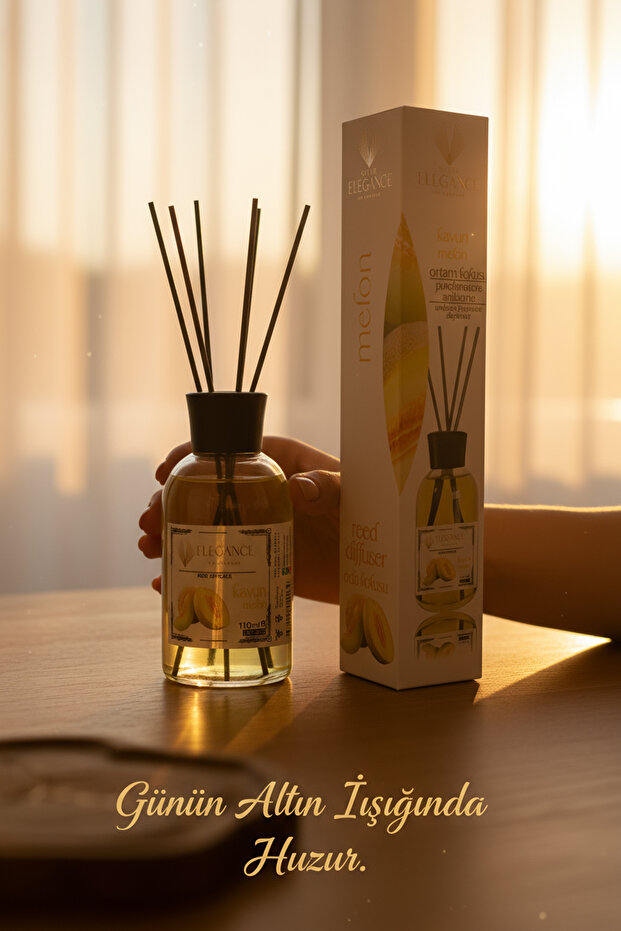 Kavun Reed Diffuser Bambu Çubuklu Oda Kokusu (110 Ml) - 7