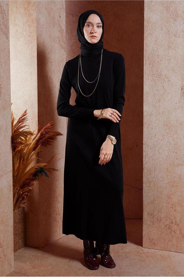 Ruffy Collar Knitwear Dress 44921