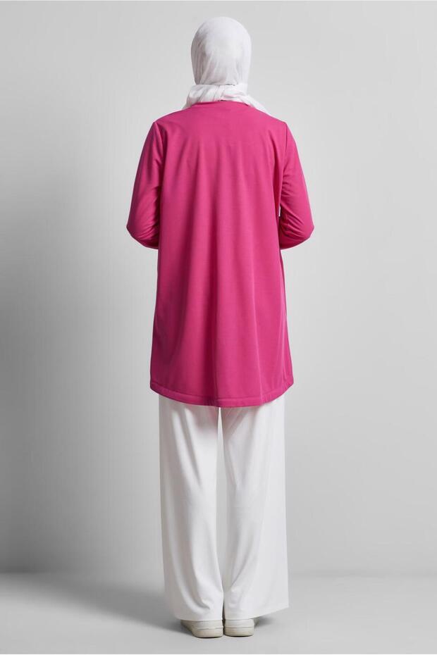 BASKILI EŞOFMAN TUNİK 44765 - 3