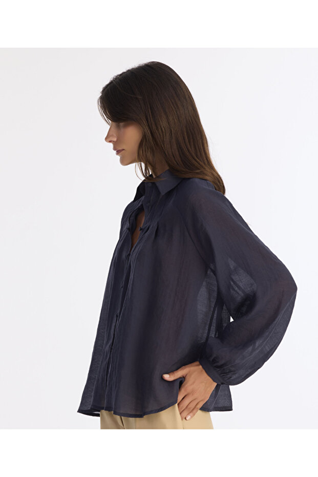 Regular Gömlek Yaka Uzun Kol Gömlek - 5