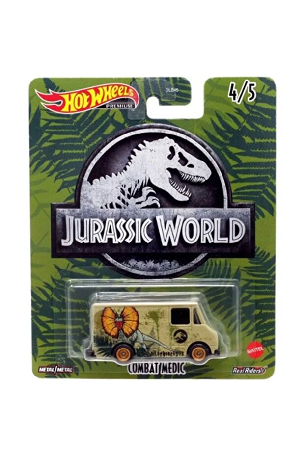 Dlb45 Hot Wheels Premium Jurassic World Combat Medic Hcn92