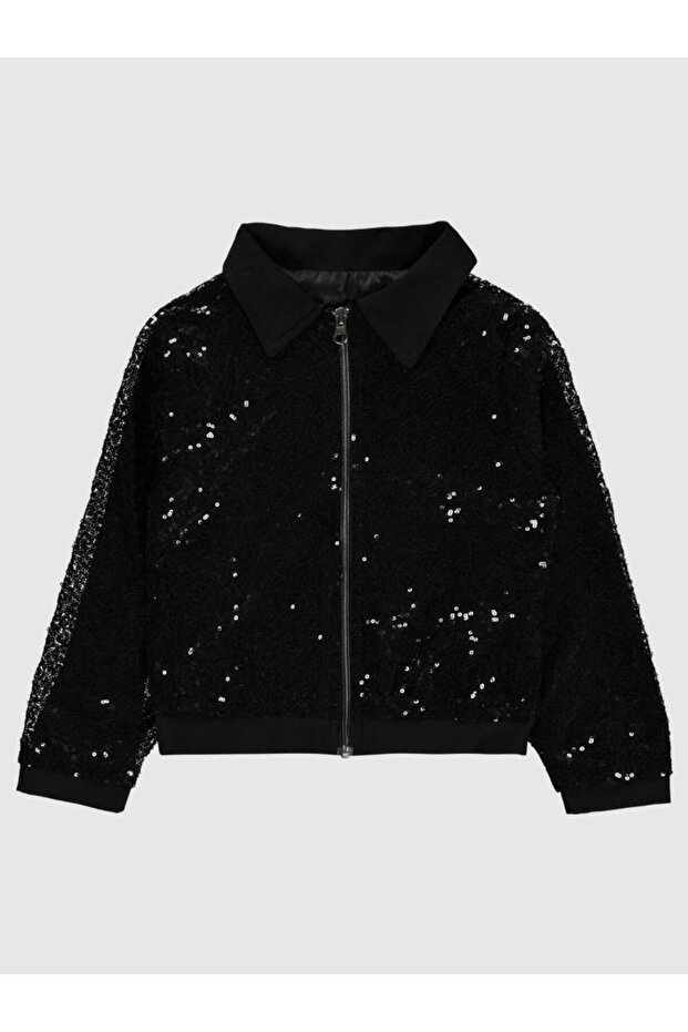 Girl's Jacket 6-9 Years - Black 7-8 Years