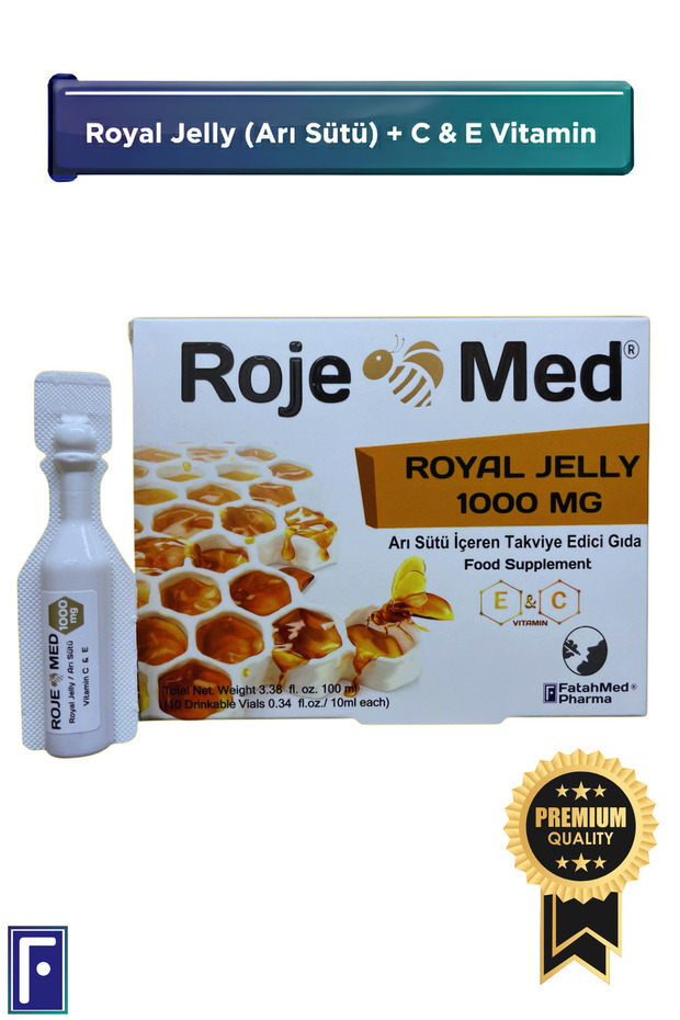 Royal Jelly 1000 Mg – Arı Sütü Fresh Vitamin C & E – 10 Shot - 1