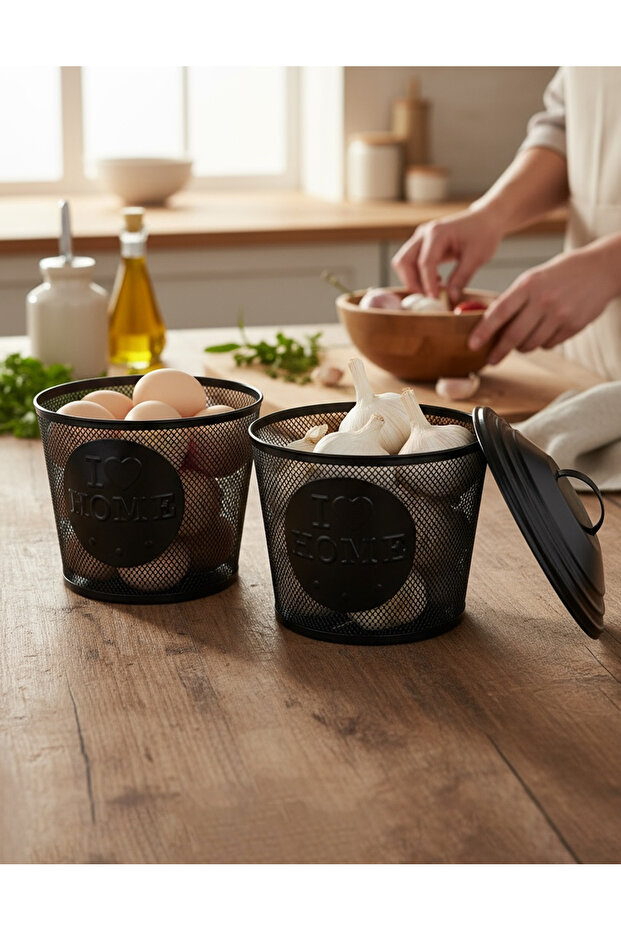 Multi-Purpose Net Organizer & Storage Bin - Set of Two - 1