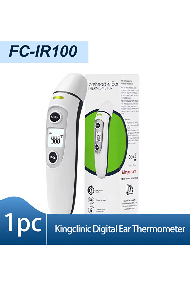 Kingclinic Digital Ear Thermometer Ear and Forehead Mode Ideal for Family Kids and Adults 1 Secon... - 1