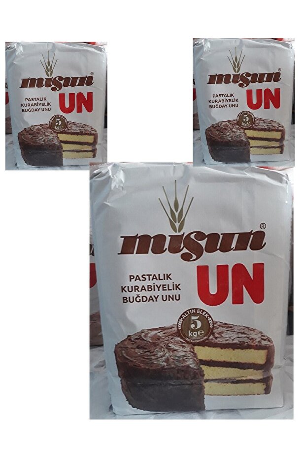 Misun 5 Kg , 3 Adet (ALTIN ELEK) Pastalık Kurabiyelik (ALTIN ELEK) 5 Kgx 3 Adet-asafknt - 2
