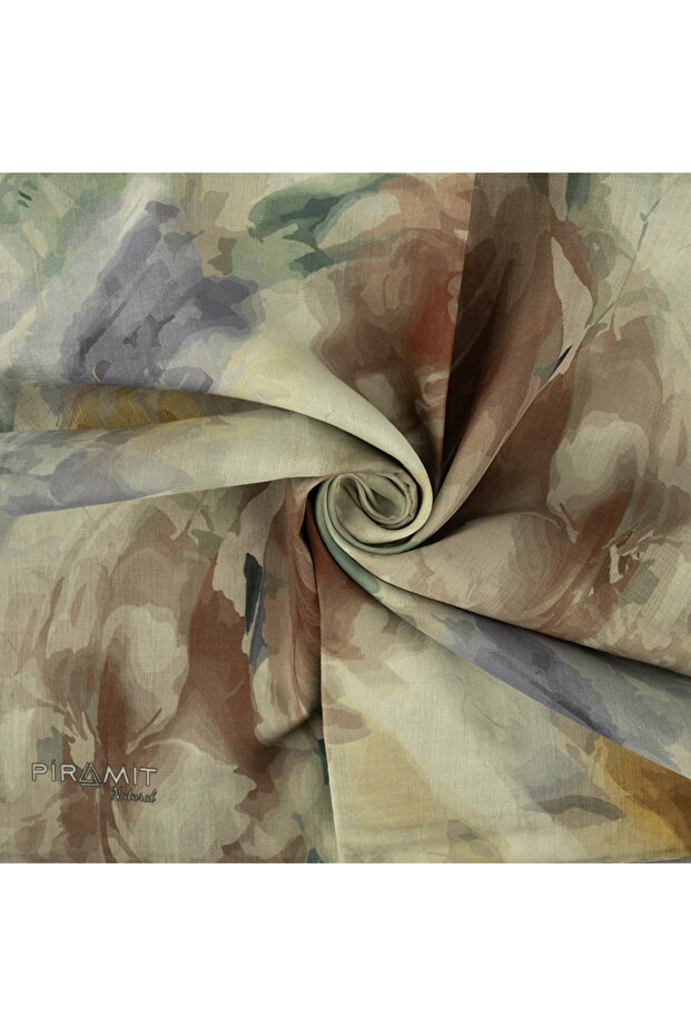 Eșarfă cu model natural - 2