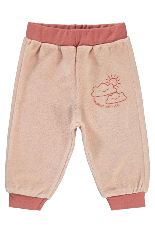 Bulut Printed 6-18 Months Single Bottom Baby - Powder
