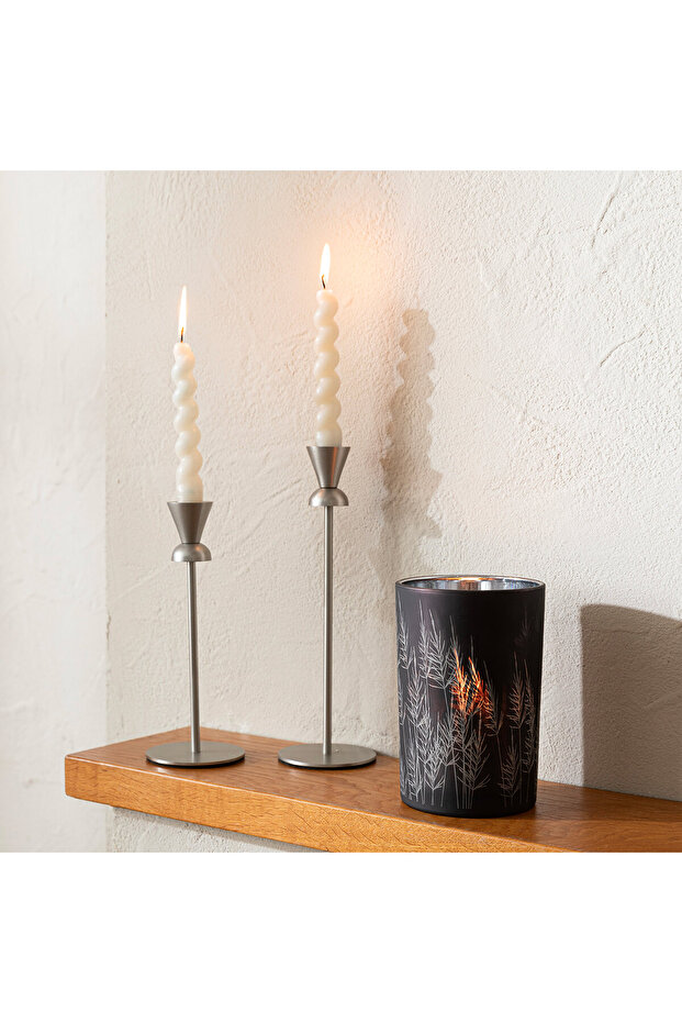 Peggy Şamdan 8x22 Cm Gümüş - 2