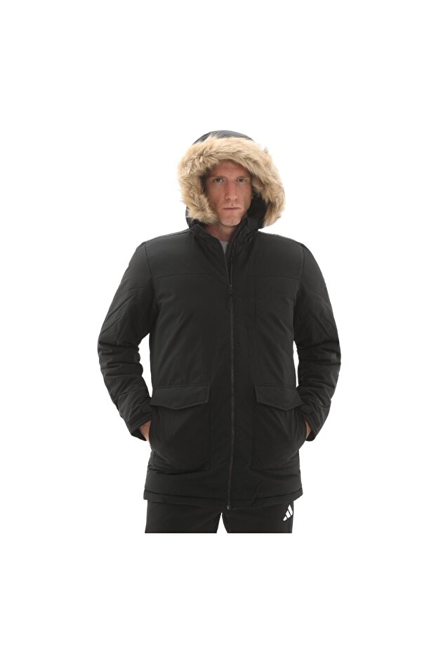 JM3919-E Paverıc Fur Par Erkek Mont Siyah - 6