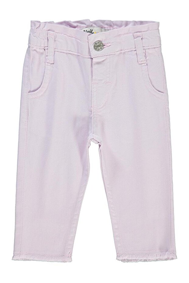 6-18 Months Pants with Leg Detail - Lilac 12-18 Months
