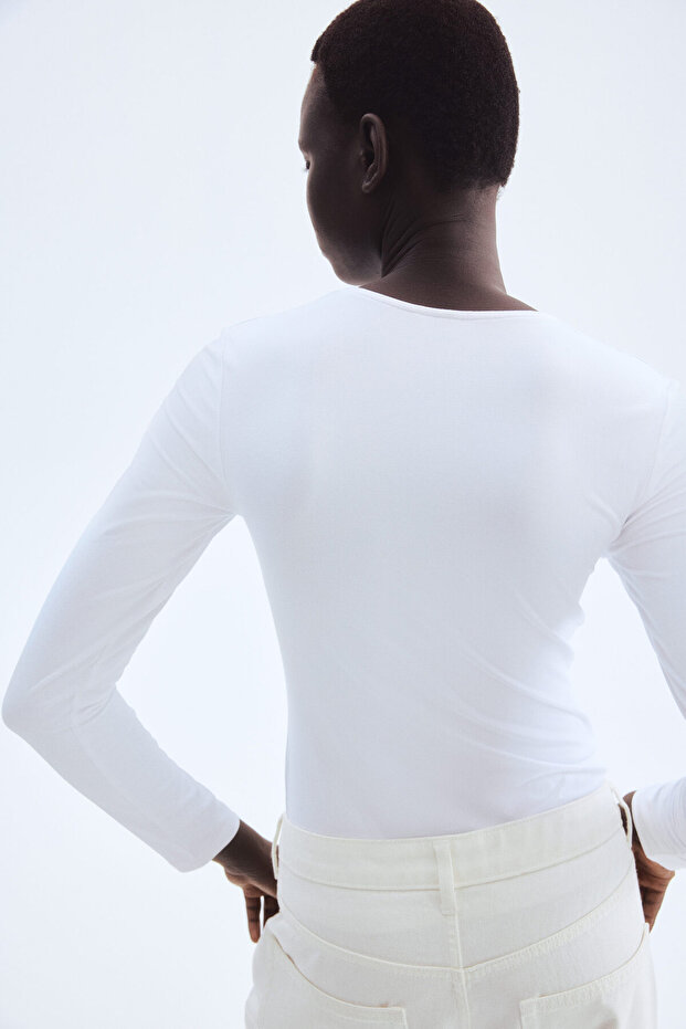 Uzun Kollu Jarse Üst - 4