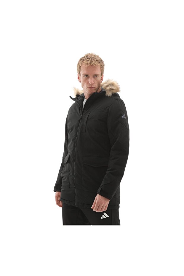 JM3919-E Paverıc Fur Par Erkek Mont Siyah - 5