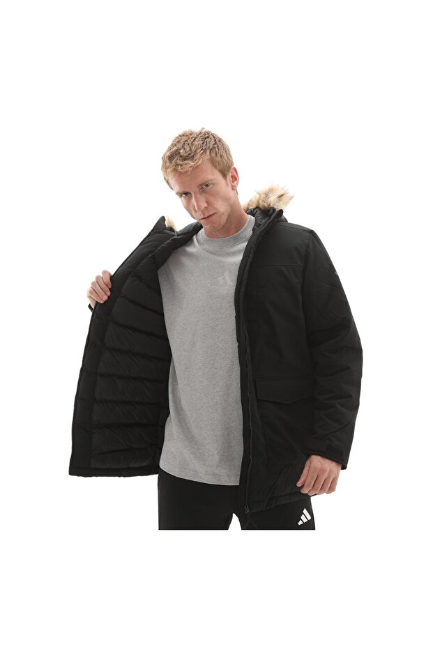 JM3919-E Paverıc Fur Par Erkek Mont Siyah - 8