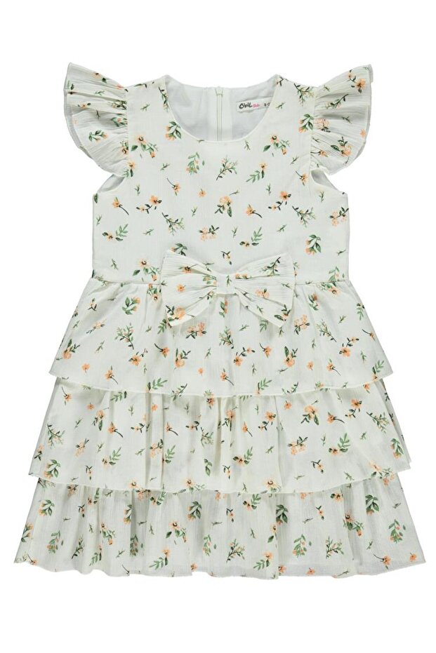 Katkat Skirted Dress for Ages 6-9 - White 8-9 Years