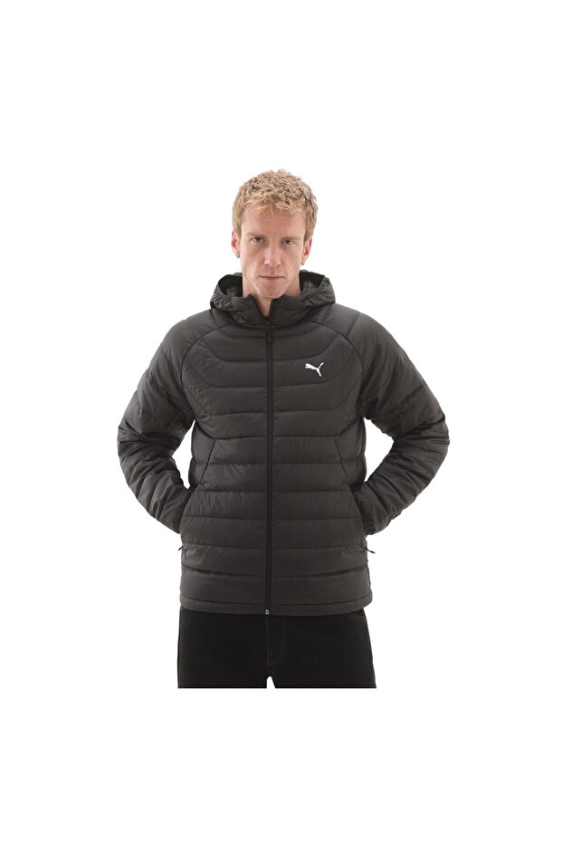 685221-01 Packlite Hooded down Jacket Men's Coat Black - 3