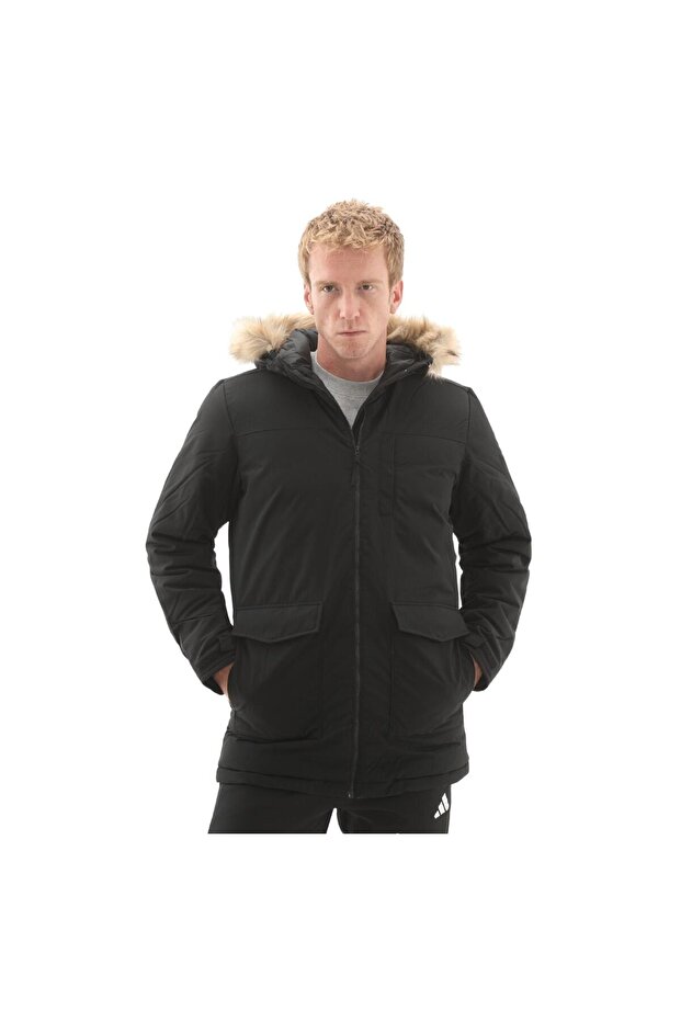 JM3919-E Paverıc Fur Par Erkek Mont Siyah - 2