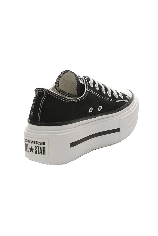A15490C-K Chuck Taylor All Star Lıft Double Stack Platform Kadın Spor Ayakkabı Siyah - 3