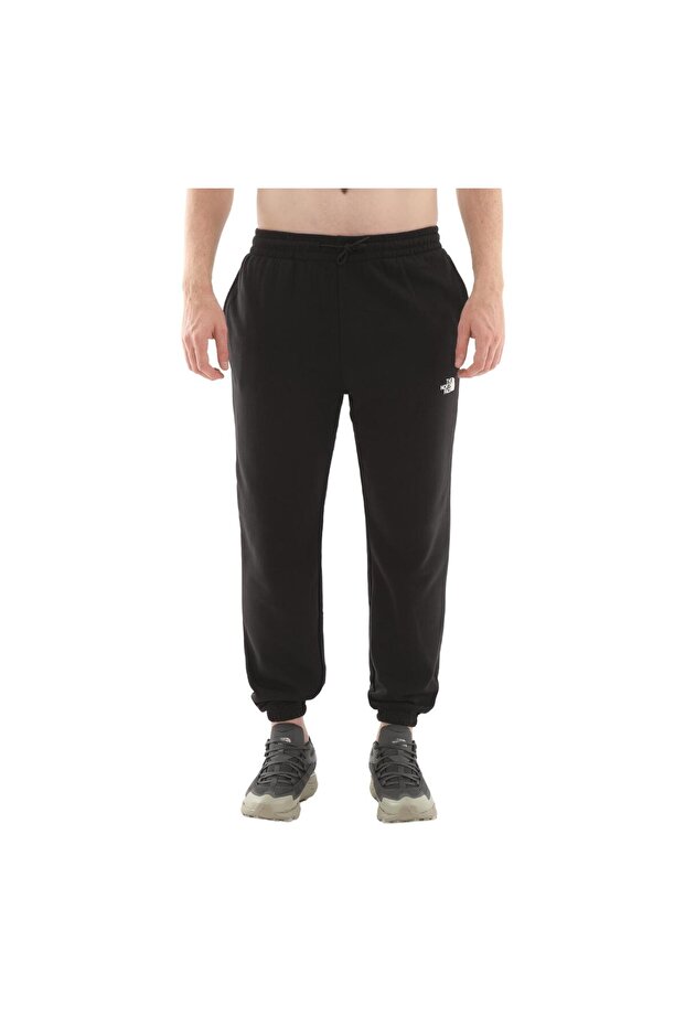 F0A8C41JK31-R M Sımple Dome Lıght Regular Tapered Jogg Erkek Eşofman Altı Siyah - 1