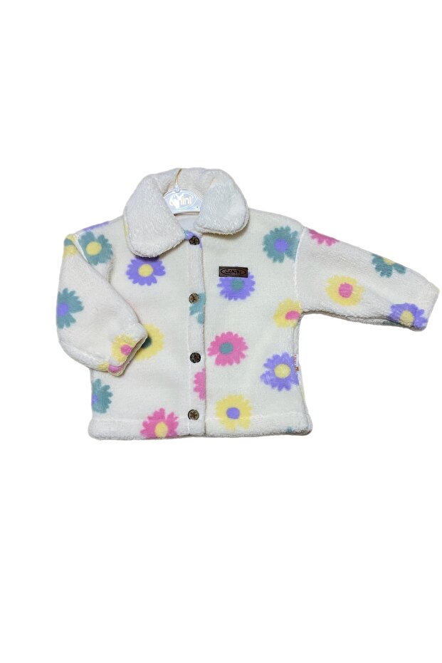 LUX ÇİÇEKLİ KIZ ÇOCUK MONTU - 3