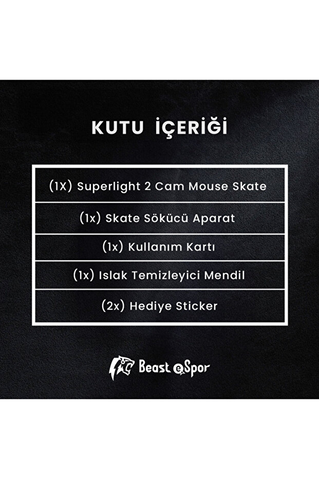 (LOGİ) G Pro Superlight 2 - Cam Mouse Skate - 7