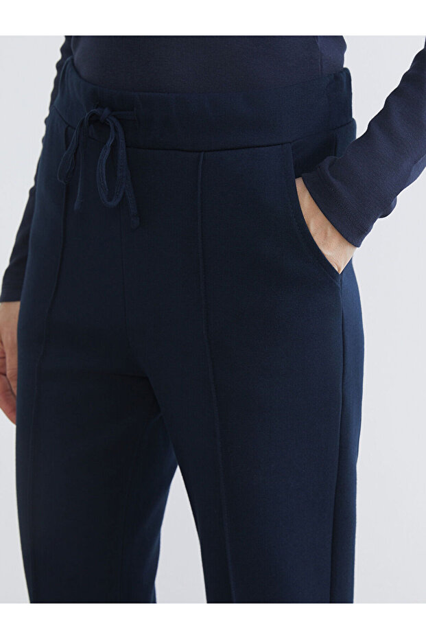 Beli Lastikli Kadın Eşofman Altı - 3