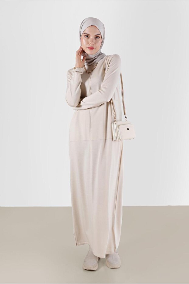 BASIC TRİKO ELBİSE 42016 - 1