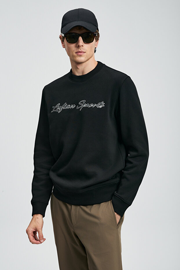 Loved Erkek Sweatshirt Siyah - 4