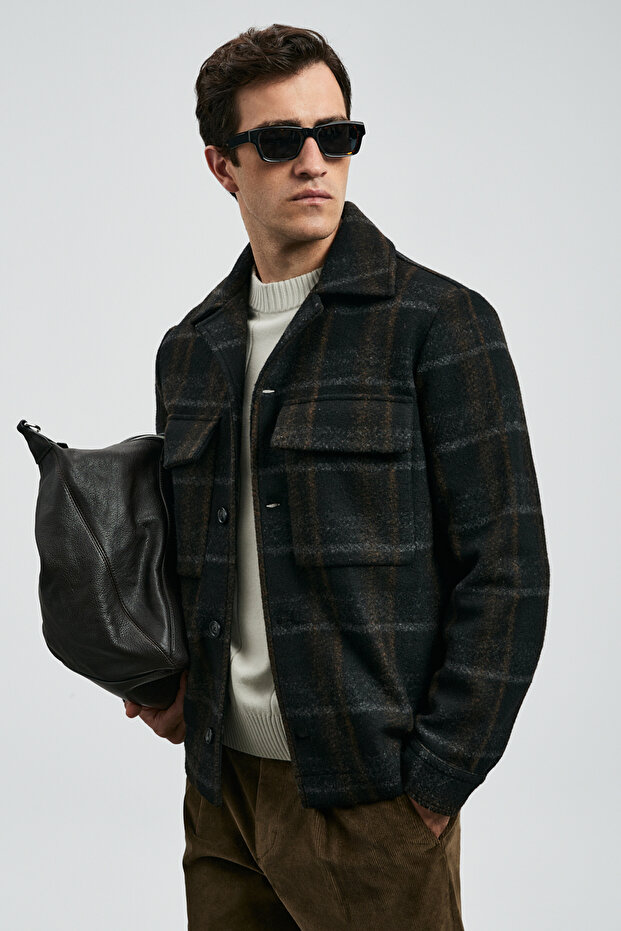 Gooden Erkek Örme Ceket Siyah - 4