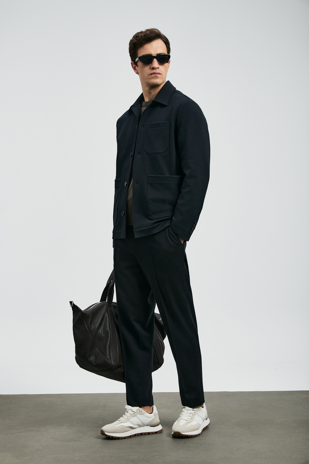 Tomas Erkek Örme Ceket Siyah - 4