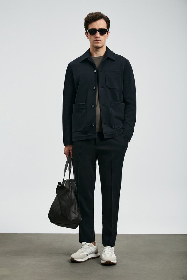 Tomas Erkek Örme Ceket Siyah - 3