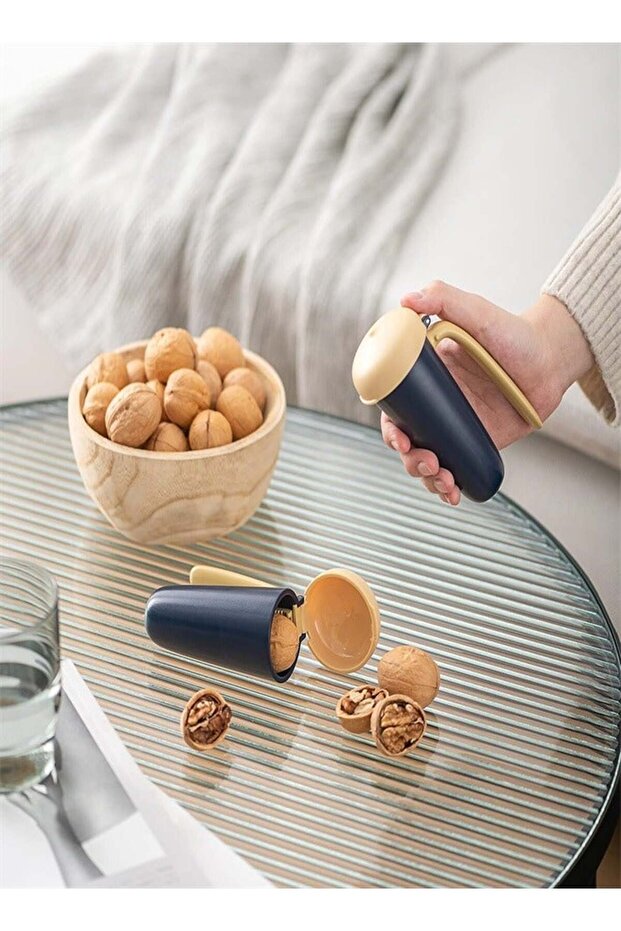 Multi Functional Nut Peeler With Splash Proof And Labor Saving Functions Metal Fracture Tool Heavy D - 5