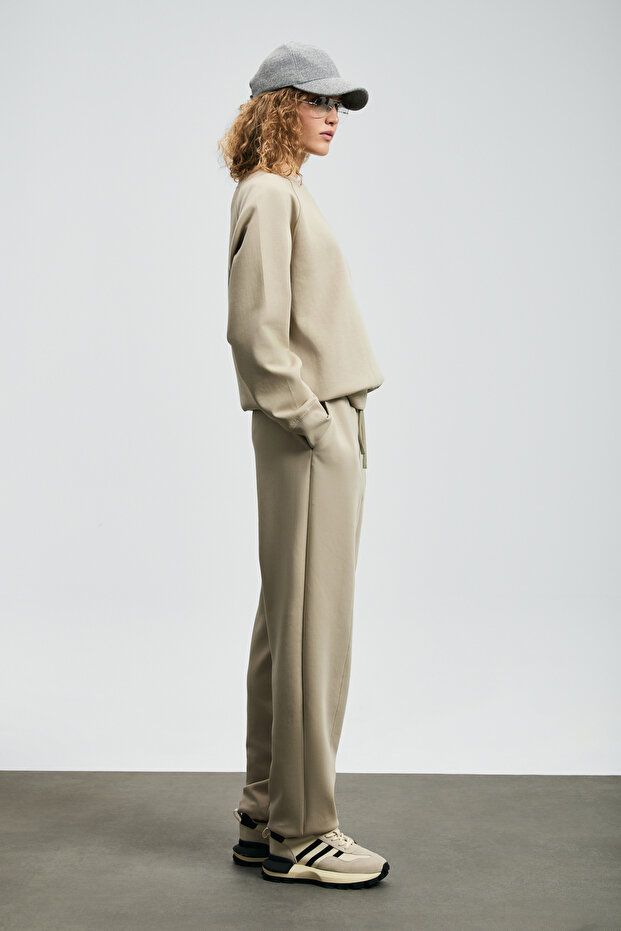 Kadın Alice Örme Bej Sweatshirt 122030016 - 4