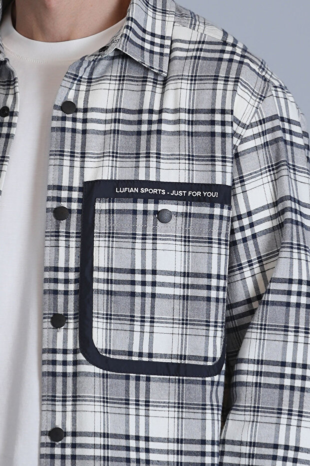 Hard Erkek Basic Gömlek Slim Fit Lacivert - 3