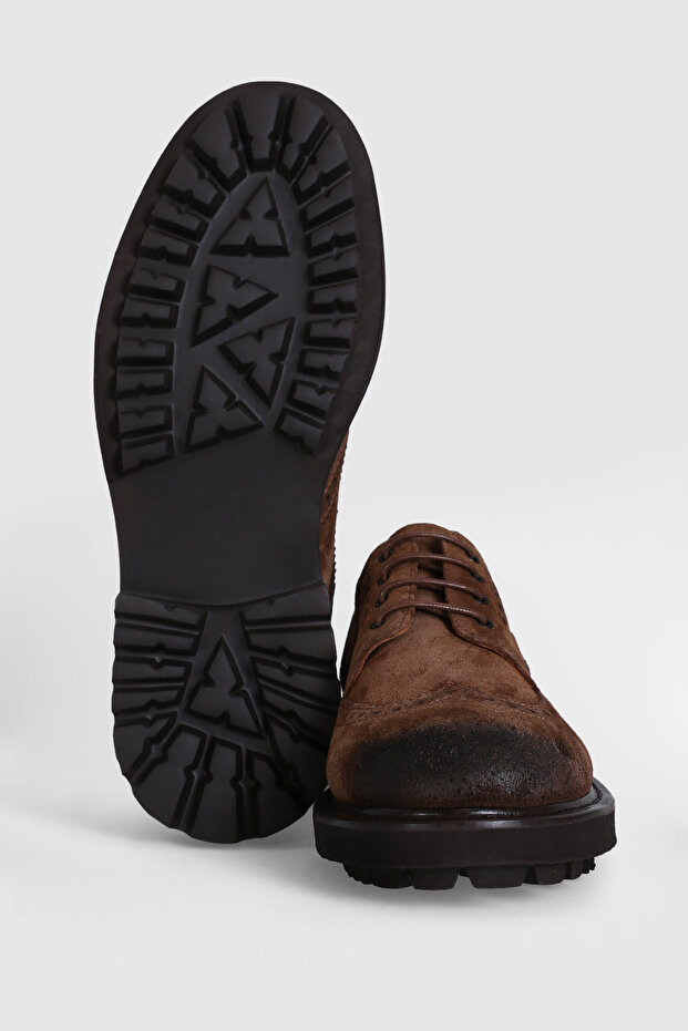 Danı Erkek Deri Ayakkabı Deve Tüyü - 4