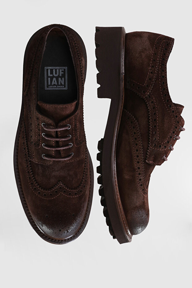 Danı Erkek Deri Ayakkabı Kahverengi - 5