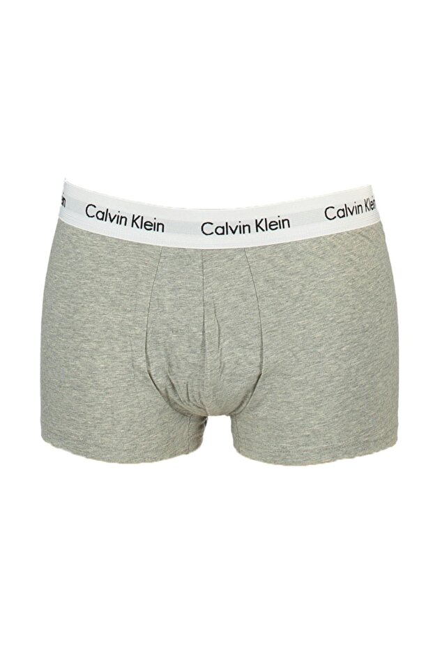 Men's branded logo elastic waistband everyday black-white-gray boxer U2664g-998