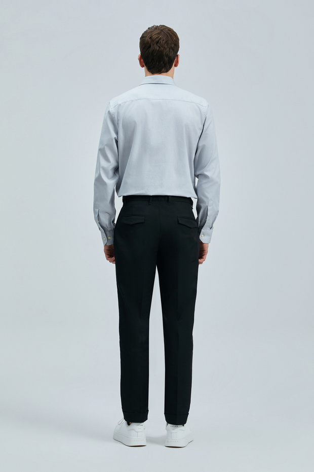 Danıel Erkek Basic Gömlek Regular Fit Gri - 6