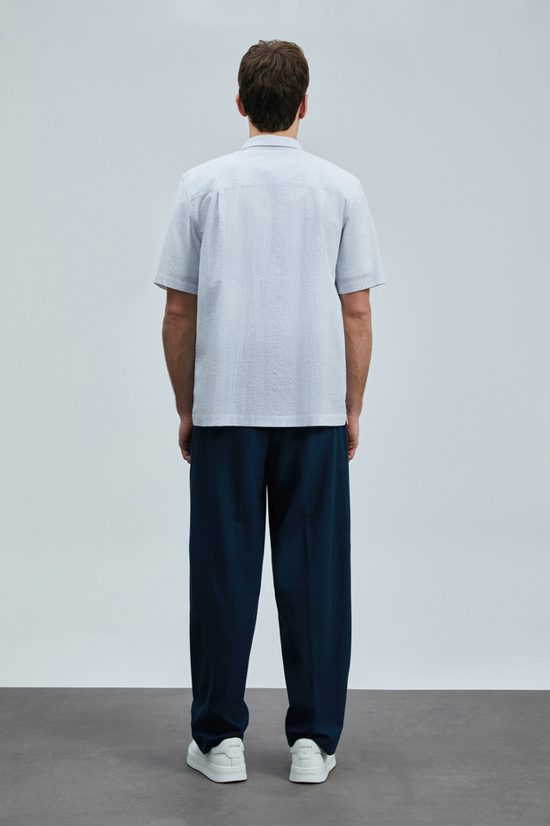 Kamer Erkek Basic Gömlek Regular Fit Lacivert - 6