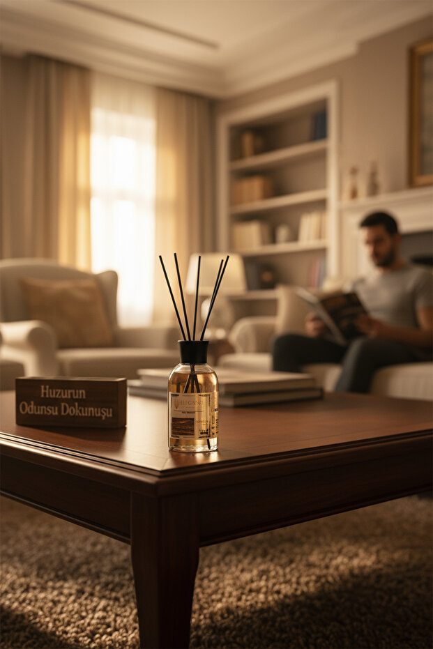 Odunsu Reed Diffuser Bambu Çubuklu Oda Kokusu (110 ML). - 4