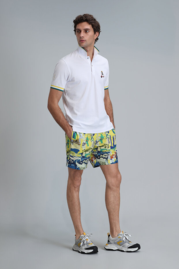 Vıev Erkek Deniz Şortu Sarı - 3