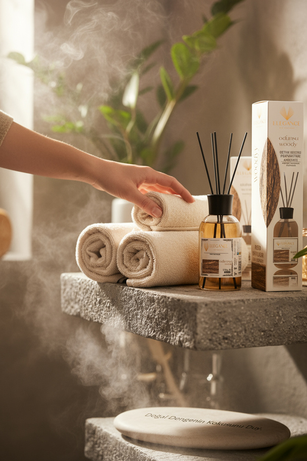 Odunsu Reed Diffuser Bambu Çubuklu Oda Kokusu (110 ML). - 7