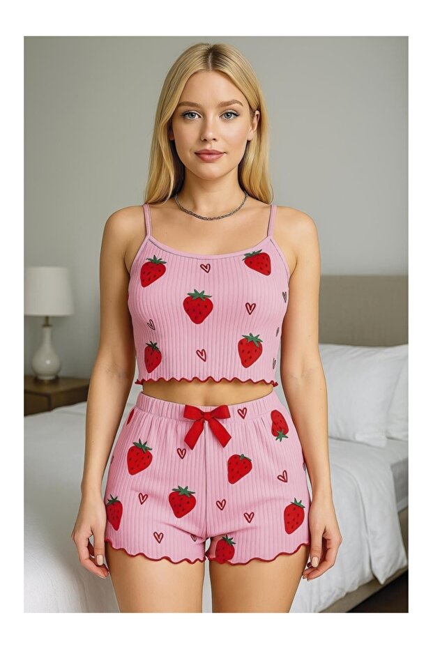 3753-1 Şortlu Takım - 1