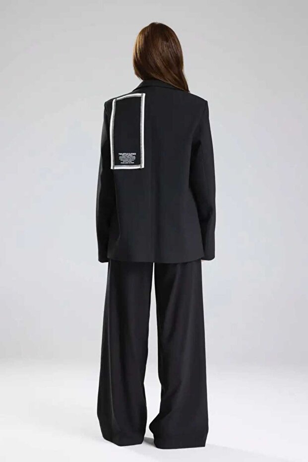 tw3 Kadın Şerit Detaylı Tasarım Blazer Ceket - 3