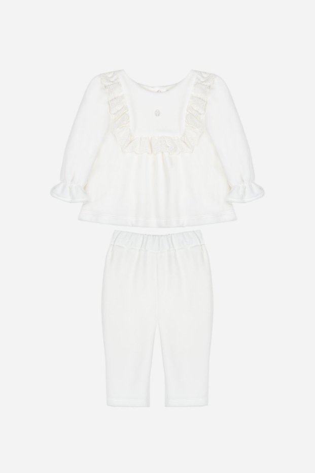 Patachou Newborn Ruffle Detailed Pink Set