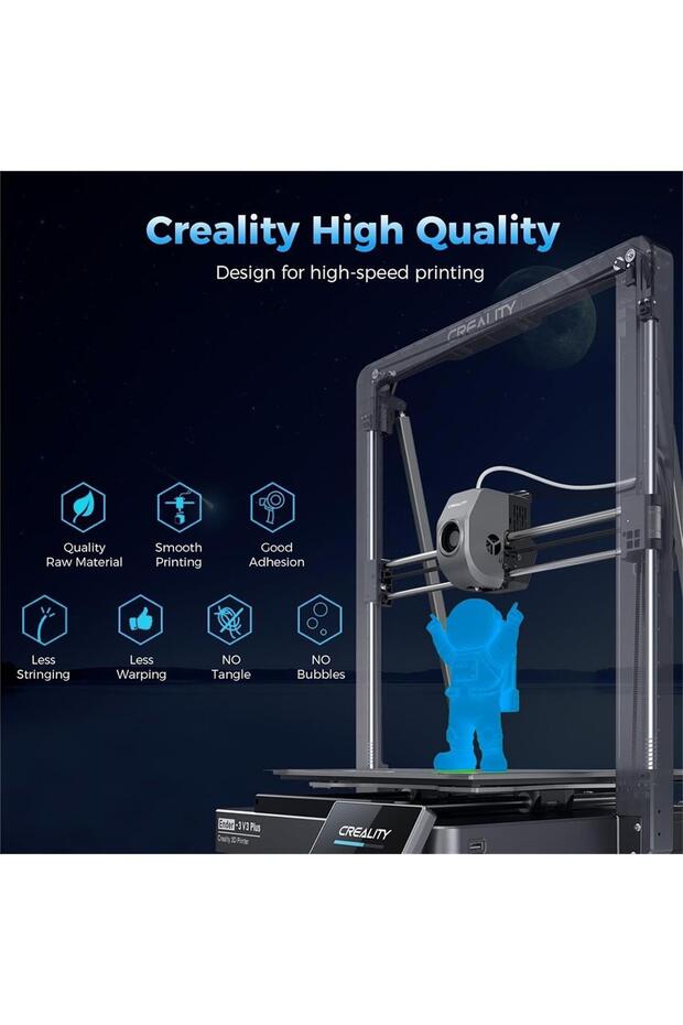 Hyper Luminous Mavi Pla Filament (1.75mm, 1Kg) - 2