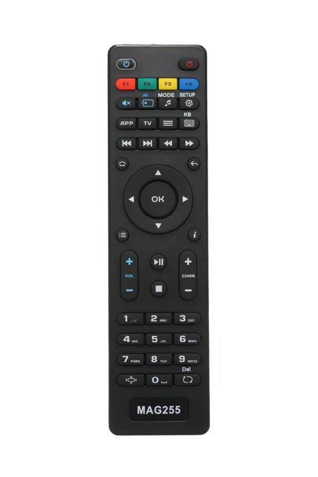 Replacement TV Remote Controller For Mag 250 254 255 260 261 270 IPTV For Set Top Box Black