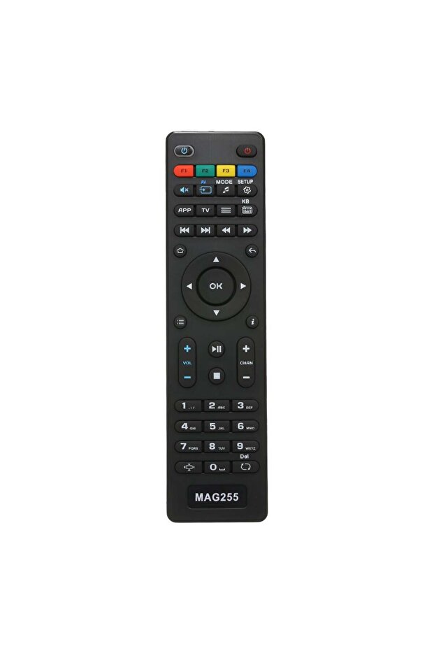 Replacement Remote for MAG 250/254/255/260/261/270 IPTV Set-Top Box - Black